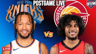 POSTGAME LIVE SHOWNEW YORK KNICKS VS HOUSTON ROCKETS [upl. by Nunciata]