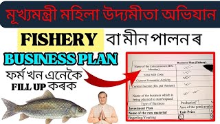 fishery farming business plan  mmua form fill up  মাছ পালন ব্যৱসায় পৰিকল্পনা  কেনেকৈ কৰিব [upl. by Field631]