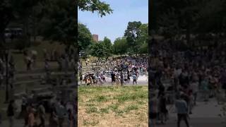 Few 100 Crowds in AOCs Bronx Rally trump [upl. by Ynomrah152]