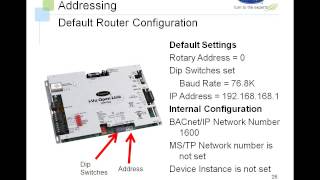 iVu Open Systems IP amp MSTP Networks amp Addressing amp Open Contollers on 3rd Party Systems [upl. by Atela]