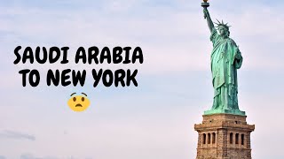 We visited Statue of Liberty amp Time Square 😨  Riyadh to USA  Pakistani [upl. by Gosnell]