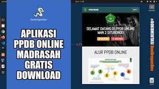 APLIKASI PPDB ONLINE UNTUK MADRASAH  FREE DOWNLOAD [upl. by Moncear566]