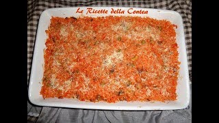 Primi piatti con il riso Ricetta Riso al forno con funghi e salsiccia [upl. by Ycnej]