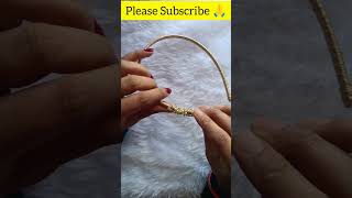 Hairband ❌ necklace ✅ diy craft trending shortsviralhandmade [upl. by Aurie]