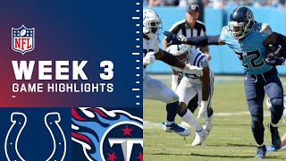 Colts vs Titans Week 3 Highlights  NFL 2021 [upl. by Nwahsat]