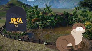 Slippery Rescue  Giant otter Habitat  Onca Wildlife Centre  Planet zoo  3 [upl. by Chiang846]