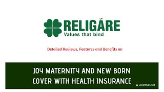 Religare Joy Maternity New Born with Health Insurance Review [upl. by Atram41]