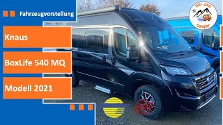 Knaus BoxLife 540 MQ Modell 2021  Schneider Caravaning [upl. by Eimiaj639]