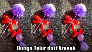 HIASAN BUNGA TELUR MAULID NABI DARI KRESEK DAN TUSUK SATE [upl. by Natale]