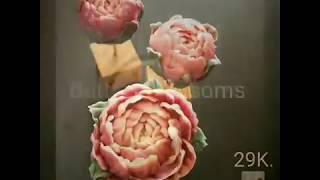 How to make buttercream flowers quotPeonyquot by ButterBlossoms [upl. by Evangelist]