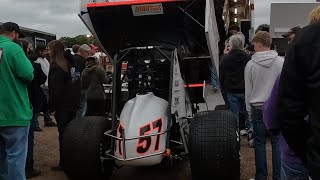 Lernerville Speedway High Limit Sprint Series Pit Area [upl. by Alenairam]