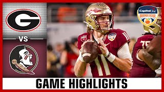 Georgia vs Florida State Game Highlights  2023 ACC Football [upl. by Ornstead]