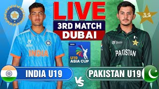 India U19 v Pakistan U19 Live Commentry [upl. by Jayson]