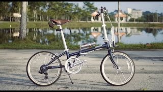 DAHON BOARDWALK D7  Brooks B17 imperial  Klean kanteen reflex  MiniMODs  Litepro [upl. by Nilrak653]