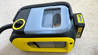 Karcher SE 3 18 Compact Battery SPRAY EXTRACTION CLEANER carpet cleaning test [upl. by Maice]