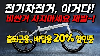 전기자전거 추천 입문용 배달용 전기자전거로 가능 비싼거 사지말고 이것으로 사세요 [upl. by Eeliram]