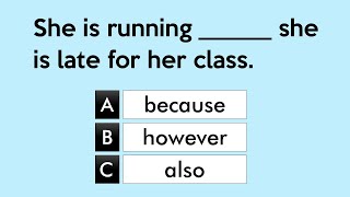 Connectors in English  Grammar Test [upl. by Stargell]