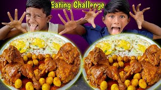 Whole Chicken Eating Challenge  Spicy Whole Chicken amp Quail Egg with Rice Eating ChallengeFight [upl. by Saraiya]