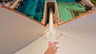 Leap of Faith  Shark Tank Slide 4K 60fps POV Atlantis Nassua 2024 [upl. by Durston760]