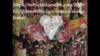 Teneriffe Lace Weave Along Heart [upl. by Elrak887]