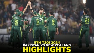 Full Highlights  Pakistan vs New Zealand  5th T20I 2024  PCB  M2E2A [upl. by Acirderf542]