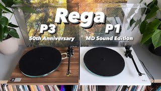 Rega P1 MD Sound Edition oder Rega P3 50th Anniversary Edition Plattenspieler bis 1000 Euro Review [upl. by Anwad]