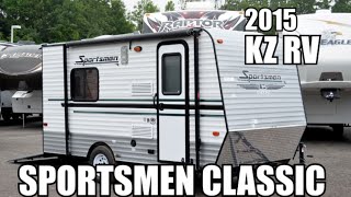 2015 Sportsmen Classic 16FKTH Toy Hauler Review  Travel Trailer [upl. by Phillie547]