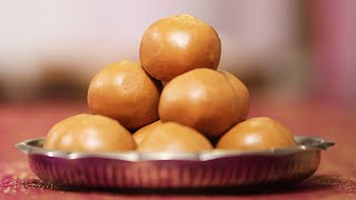 Besan Ke Laddu  Indian Special Sweet  Besan Ladoo Recipe  Divine Taste With Anushruti [upl. by Ahsetal]