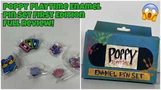 Official Poppy Playtime 1st Edition Enamel Pin Set Full Review [upl. by Ethbin318]