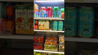 Fridge restock asmr asmr restock restocking satisfying home fridge shorts [upl. by Alegnad]