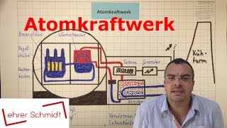 Atomkraftwerk  Aufbau und Funktion  Physik  Atomphysik  Lehrerschmidt [upl. by Hanyaz990]