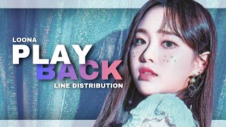 Playback – LOONA Line Distribution [upl. by Navaj]