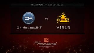 OKNirvanaInt vs Virus  Group Stage  Dota 2 International [upl. by Bathulda]