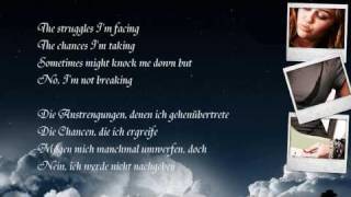 Miley Cyrus  The Climb Lyrics  deutsche Übersetzung HQ [upl. by Aimek]