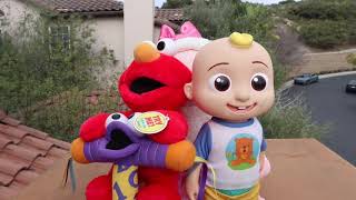 Doc McStuffins Take Care of Me Lambie Jump amp Learn Elmo and Cocomelon Deluxe JJ Doll Destruction [upl. by Ratna]