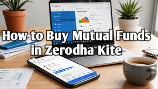 How to Buy Mutual funds in Zerodha kite Mobile Apps  Coin Apps [upl. by Aneliram]