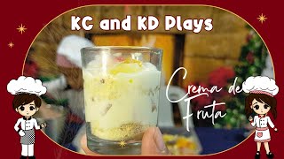 Crema De Fruta  KC and KDs Kitchen  Desserts [upl. by Kho]