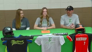 Alexis Key full interview on signing with Tiffin University softball [upl. by Aneehsal62]