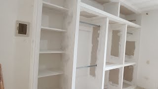 Como construir guarda roupa de gesso acartonado quotdrywallquot [upl. by Faustine]