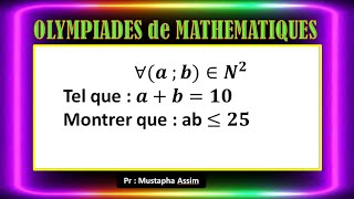 Olympiades de mathématiques  Math Olympiade  Olympiades mathématiques [upl. by Elicec]