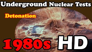 HD footage of underground nuclear tests 1980s [upl. by Yennor]