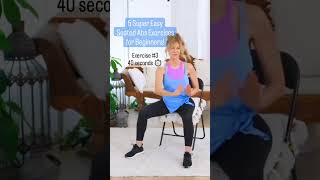 Chair Exercises WORK Try it Now 😮 shorts [upl. by Oileduab]