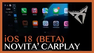 iOS 18 Beta Test  Le novità del CarPlay [upl. by Petit59]