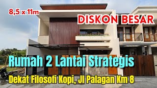 PROMO BESAR DIKSON 300 JUTAAN❗️RUMAH MEWAH 2 LANTAI STRATEGIS DI JL PALAGAN KM 8 [upl. by Malek401]