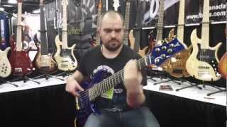 Bartozzi Wojciechowski  FBass Booth  Namm 2012  BN6 Alain Caron Replica [upl. by Acimad]