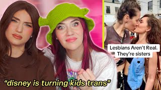 Reacting to the WORST ANTI GAY and TRANS Tik Toks help us [upl. by Inwat413]