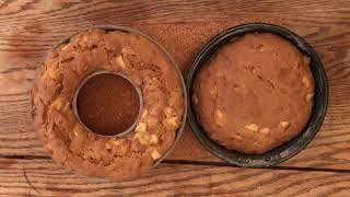 Gâteau aux pommes Sauce au caramel [upl. by Cuttler]