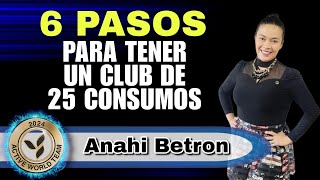 6 PASOS para Tener un Club de 25 Consumos  Anahi Betron [upl. by Ayrb]