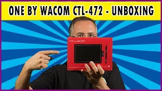 Mesa digitalizadora one by Wacom ctl 472 unboxing [upl. by Alyse]