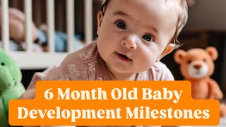 6 Month Baby Development Milestonesbaby babydevelopment [upl. by Dupre]